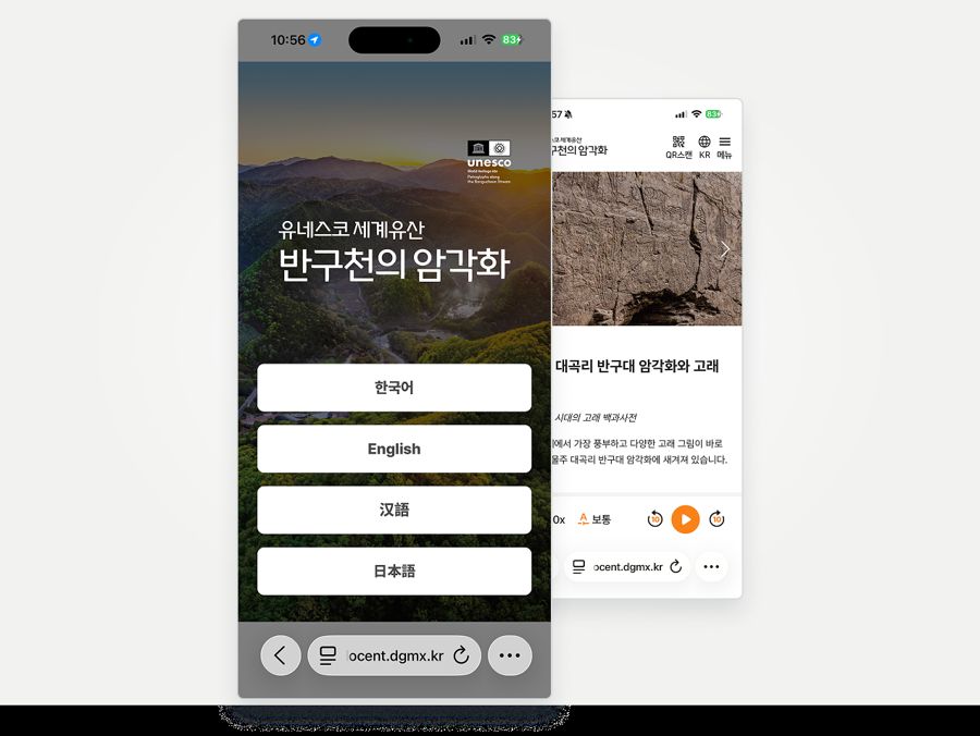 울산 반구천암각화 현장